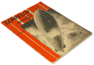 German Airship Photo Book 1936 Graf Zeppelin Hindenburg Blimp LZ 127 LZ 129 0