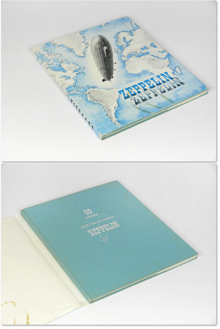 German Photo Book Graf Zeppelin LZ 127 Hindenburg LZ 129 LZ 130 Blimp Airship 0