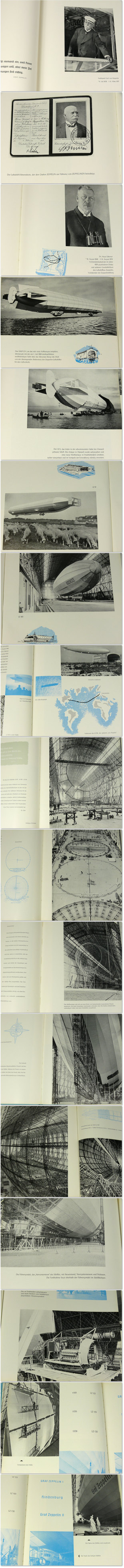 German Photo Book Graf Zeppelin LZ 127 Hindenburg LZ 129 LZ 130 Blimp Airship 1