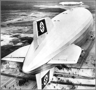 Hindenburg & Los Angeles At Lakehurst 1936